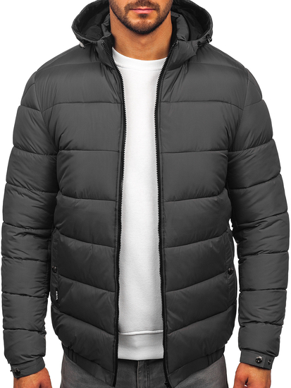 Homme Blouson d'hiver matelassé Graphite Bolf 31M5037