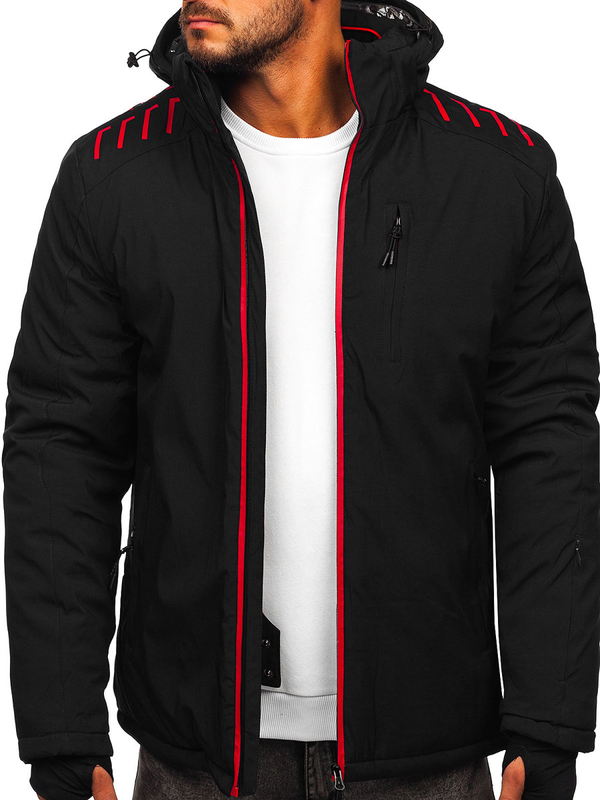 Blouson d'hiver pour homme noir Bolf 6580
