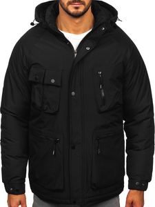 Homme Blouson d'hiver Noir Bolf 25M9806