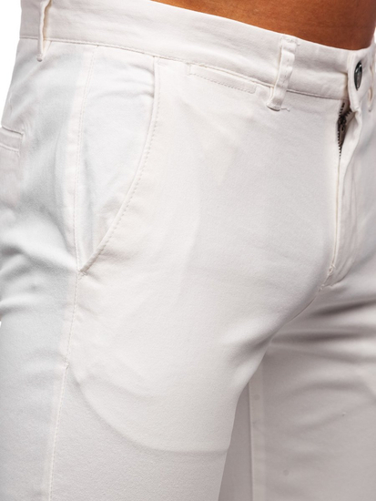 Pantalon chino pour homme blanc Bolf 1143