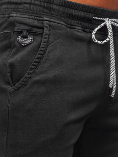 Pantalon court short noir pour homme Bolf KG3723