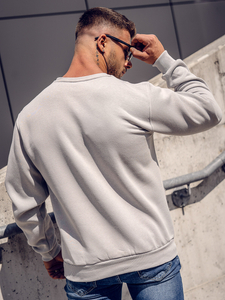 Sweat-shirt pour homme gris Bolf 2001A