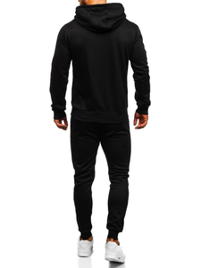 Survêtement à capuche pour homme noir Bolf 10386
