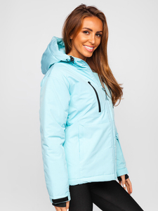 Blouson de sport d'hiver pour femme bleu clair Bolf HH012A