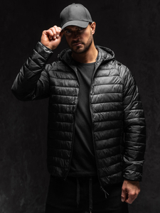 Homme Blouson de transition matelassé Noir Bolf 58M13021A1