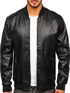 Blouson en jean pour homme noir Bolf 7110