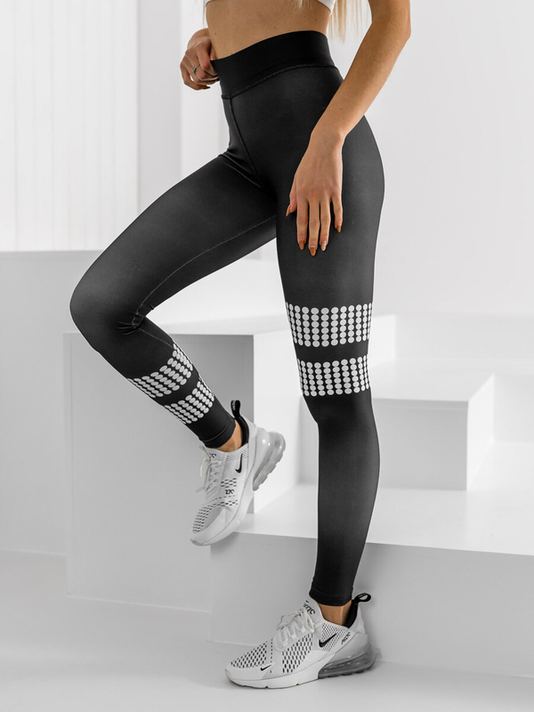 Legging noir pour femme Bolf 20965