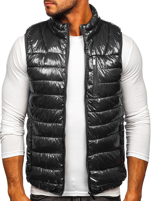 Gilet matelassé graphite pour homme Bolf R0109A