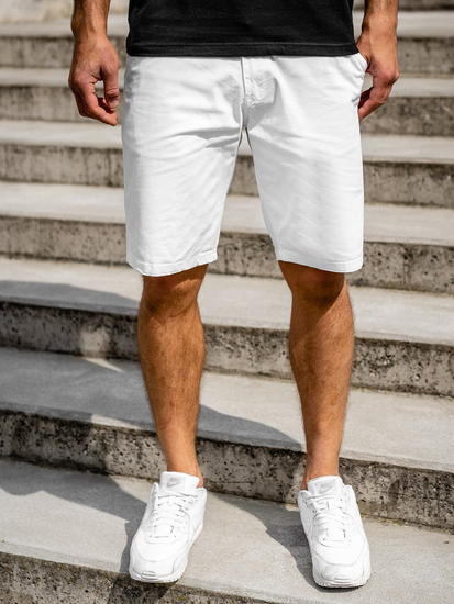 Short blanc pour homme Bolf 1140