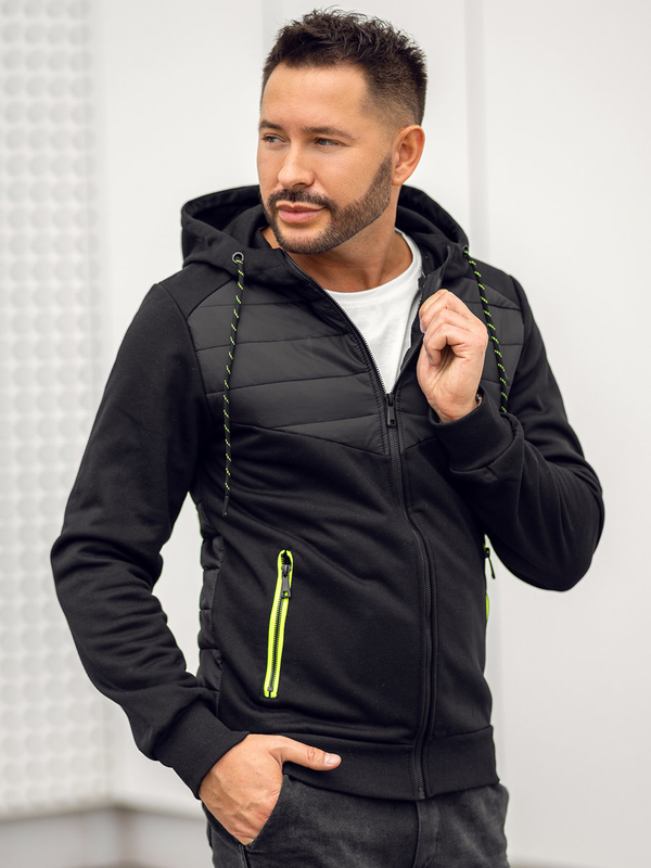 Blouson de transition pour homme noir Bolf KS2149