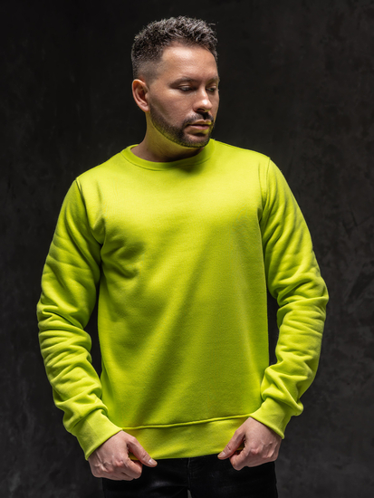 Homme Sweat-shirt Vert-Neon Bolf 2001A1