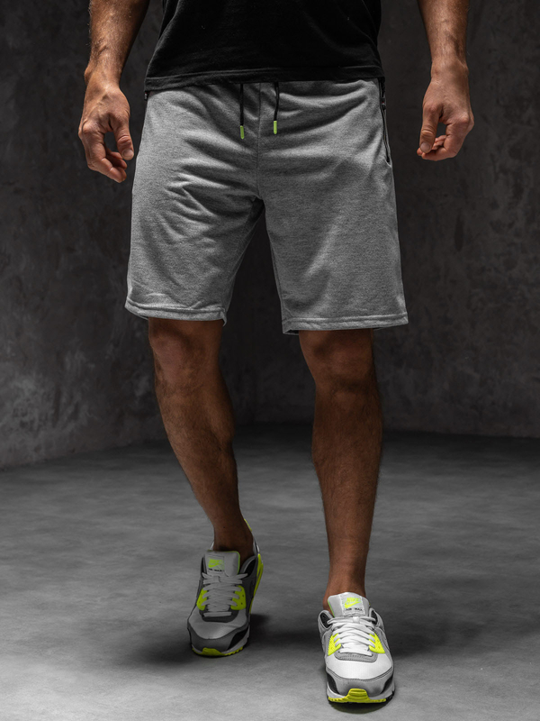 Homme Pantalon court Gris Bolf 8K287A1