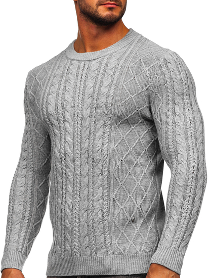 Pull pour homme gris Bolf MM6010