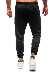 Pantalon jogger pour homme noir Bolf K10332