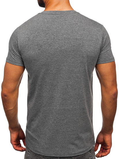 Tee-shirt imprimé avec petite poche camo pour homme graphite Bolf 8T85