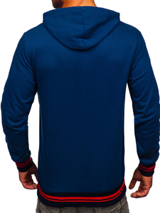 Sweat-shirt à capuche pour homme indigo Bolf 145369