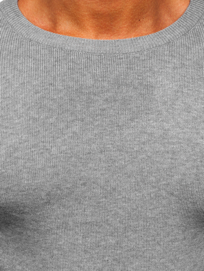 Homme Pull basic Gris Bolf S8506