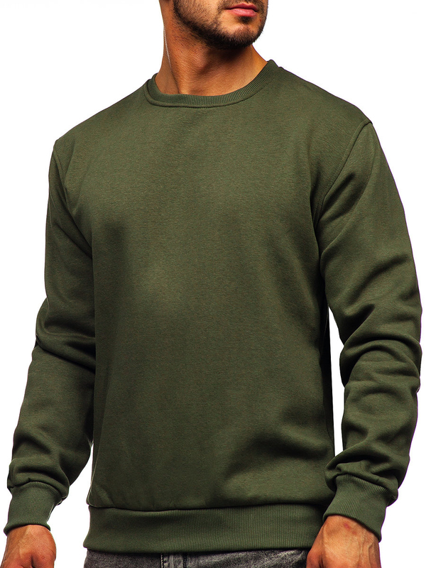 Homme Sweat-shirt épais Kaki Bolf 2001