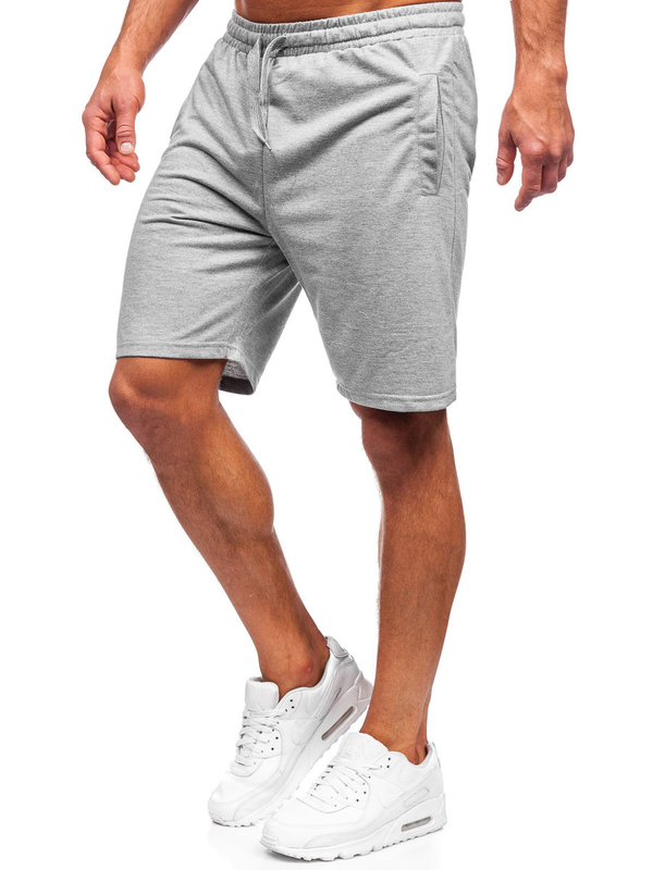 Pantalon court de sport pour homme gris Bolf 8K100