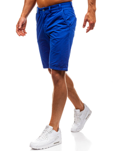 Short en coton bleu pour homme Bolf 3026