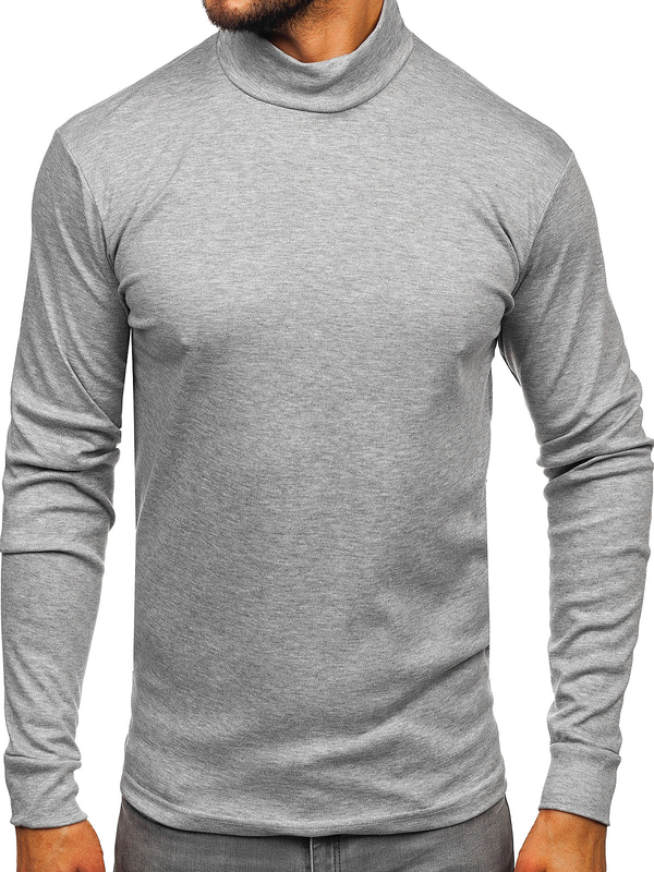 Homme Pull col polo Gris Bolf 534