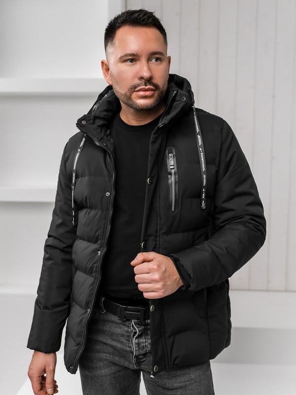 Homme Blouson d'hiver Noir Bolf 5M3136A1