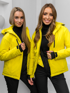 Femme Blouson d'hiver Jaune Bolf HH012B