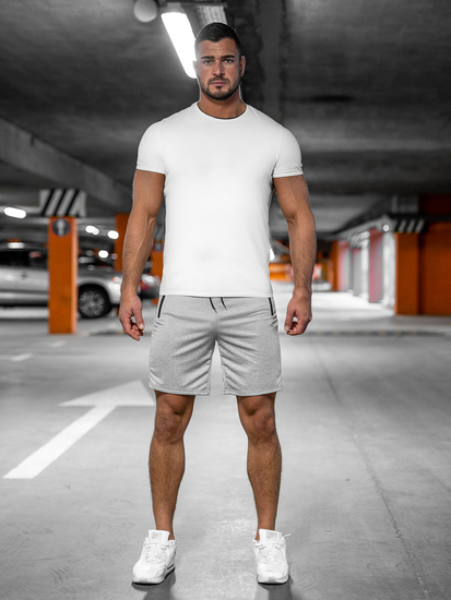 Short de sport pour homme gris Bolf 68058A