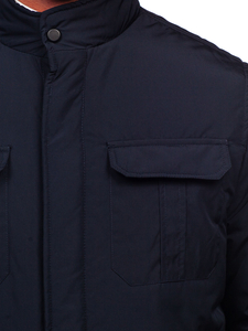 Blouson de transition pour homme bleu foncé Bolf 22M303