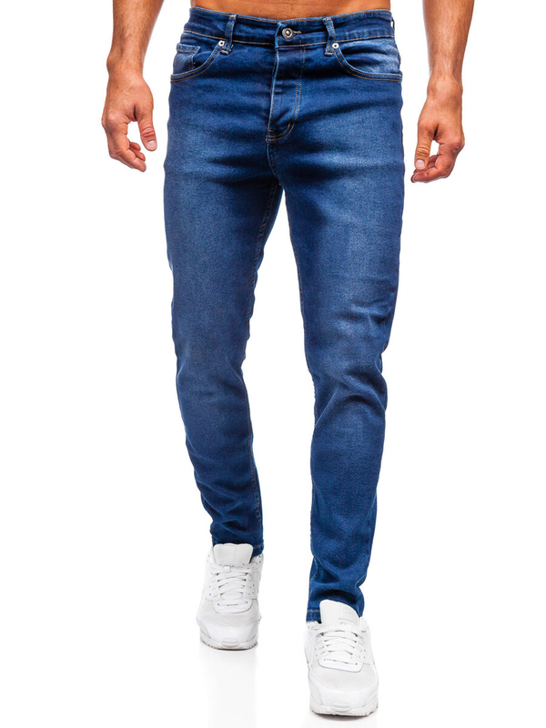 Homme Pantalon en jean regular fit Bleu foncé Bolf 6710