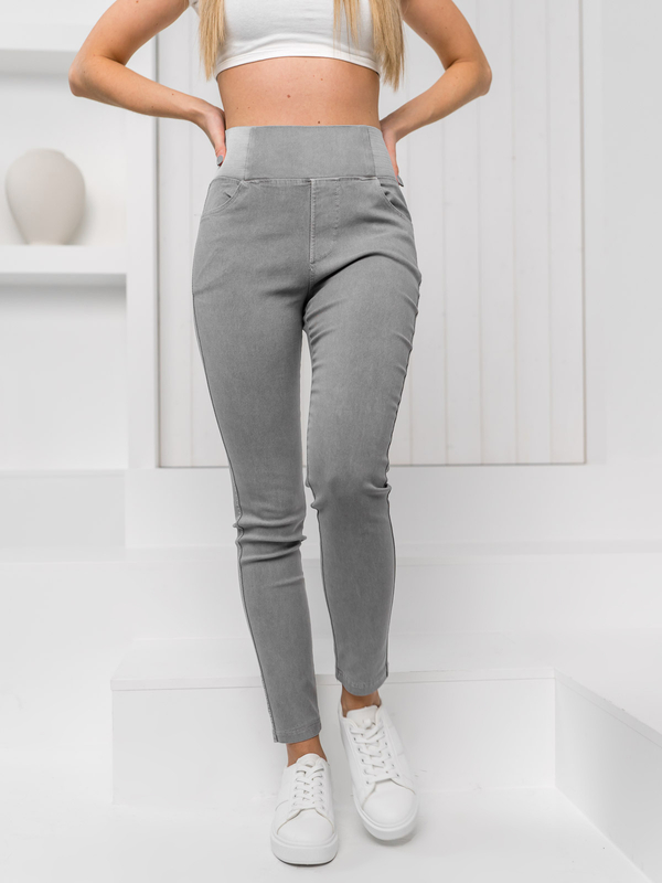 Femme Legging en jean Gris Bolf S111