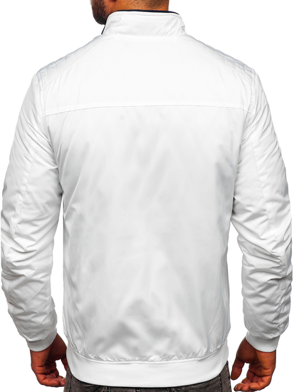 Homme Blouson de transition Blanc Bolf 1907
