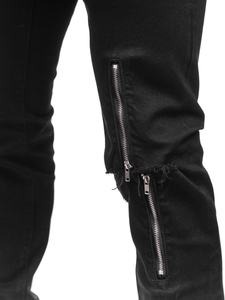 Homme Pantalon en jean slim fit Noir Bolf MP0087N