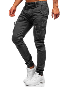 Pantalon jogger cargo pour homme graphite Bolf 8983