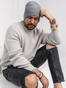 Homme Bonnet d'hiver Gris Bolf 387061