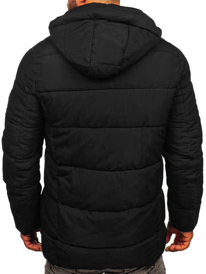 Blouson d'hiver matelassé pour homme noir Bolf 22M58