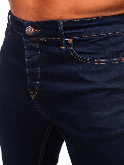 Homme Pantalon en jean regular fit Bleu foncé Bolf 5305