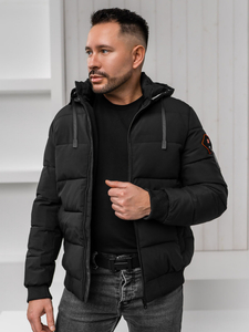 Homme Blouson d'hiver Noir Bolf 31M5031A1