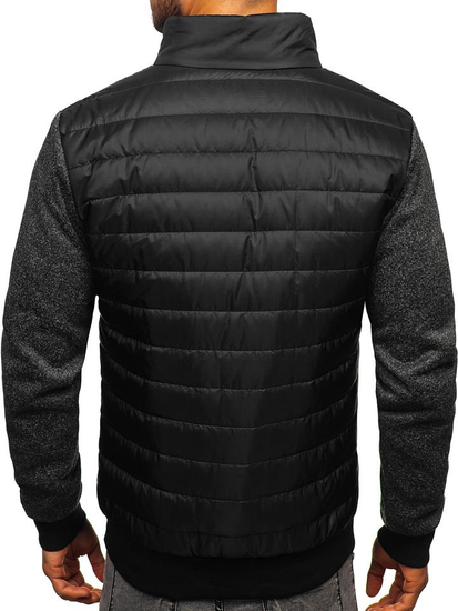 Le blouson de transition pour homme noir Bolf TY50