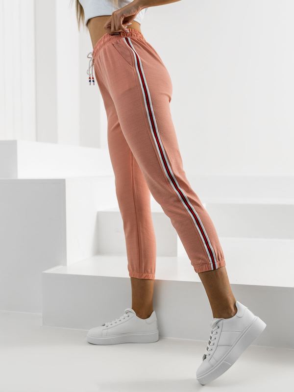 Pantalon sportif pour femme rose Bolf YW01020A