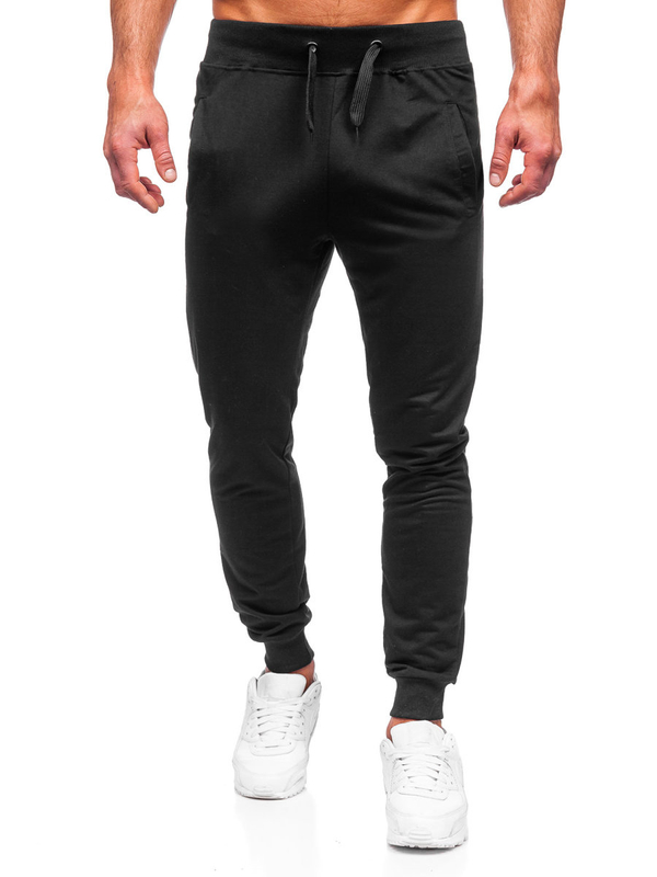 Pantalon jogger pour homme noir Bolf XW02