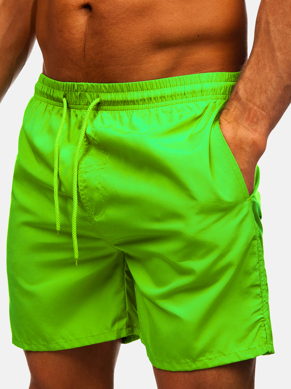 Homme Maillots de bain Vert-Neon Bolf QD28