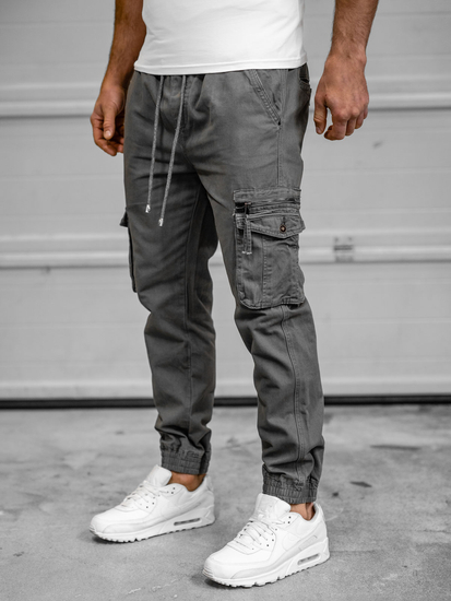 Pantalon jogger cargo pour homme graphite Bolf MP0181GA