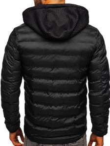 Blouson pour homme d'hiver noir Bolf 5332