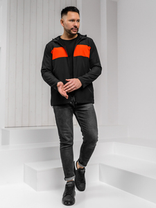 Homme Blouson coupe-vent Noir Bolf HM147A1