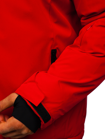 Blouson d'hiver sportif pour homme rouge Bolf HH011
