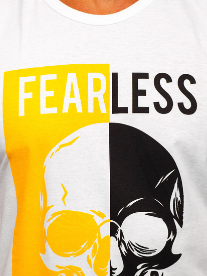 Tank top avec imprimé blanc Bolf 14819