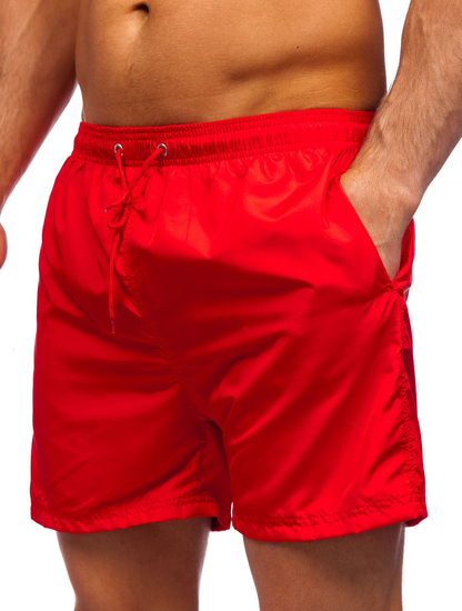 Short de bain rouge pour homme Bolf YW07002