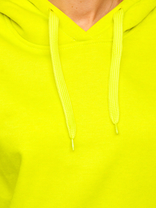 Sweat-shirt kangourou pour femme citron vert Bolf W02B