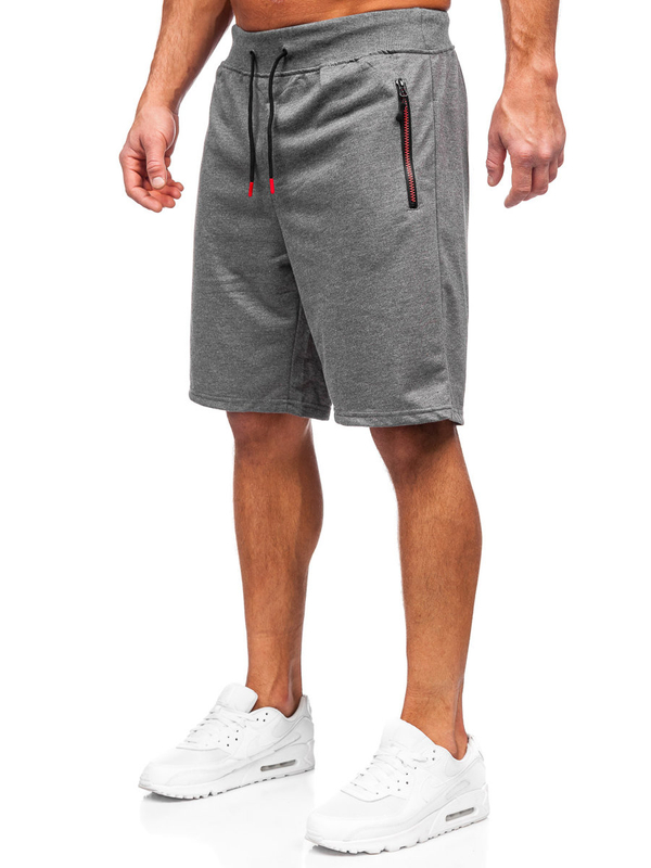 Short de sport pour homme graphite Bolf 8K295